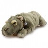 Peluche hippopotame couchée 28 cm * KIANO