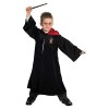 RUBIES - Harry Potter Officiel - Robe Gryffondor - Déguisement Enfant - Taille S - 3-4 ans - Costume Robe Noire à Capuche - P