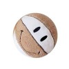 Smile Basketball Plush Toy Cute Ball Plushie Pillow Car Home Basketball Doll Smiley Ball Vent Throw Doll Creative Indoor Deco