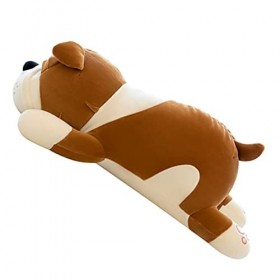 KICHOUSE Poupée Sharpei Chien en Peluche en Peluche Animal en Peluche Kawaii Chien Animaux en Peluche Grosses Peluches Animal