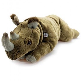 Peluche rhinocéros couché 31 cm * Spencer