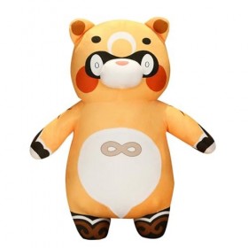 HUYMHTER Genshin Impact Xiangling Poupée en peluche Guoba Oreiller doux