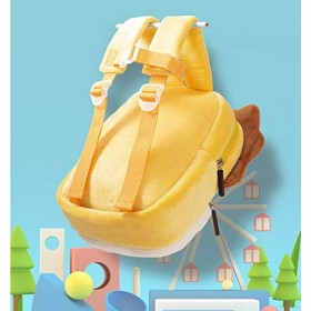 LESNIC Sac à Dos Enfant Sac Maternelle Garçon Cartable Scolaire Maternelle, Forme Animale Mignonne en Peluche Mini-Sac à Dos 