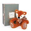 Histoire dOurs - Peluche Renard - Copains Câlins - Boîte Cadeau - Orange - 25 Cm - Douce et Mignonne - Idée Cadeau de Naissa