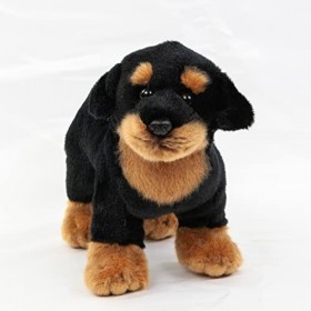 Rottweiler Peluche chien debout 18 cm