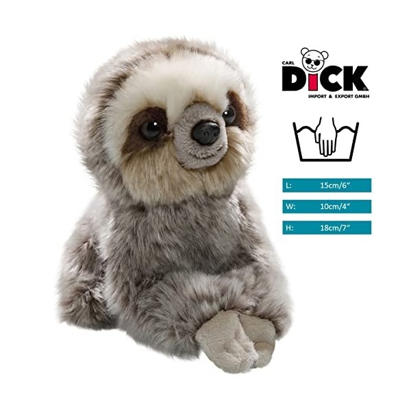 Carl Dick Peluche Paresseux Baby en Peluche env. 18cm 3419