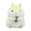 NUOBESTY Hamster Peluche Animal Doux Dessin Animé Hamster Poupée Peluche Hamster Animal Poupée pour Enfants Fête Faveurs Cade