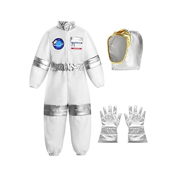 ReliBeauty Déguisement Astronaute Enfant avec Astronaute Casque et