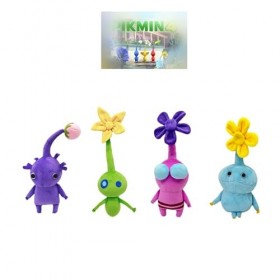 IHIPPO Lot de 4 Pikmin Peluche, Pikmin 4 Peluche, Une créature végétale reconnue pour Les Enfants, Douce et Pleine de poupé