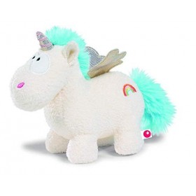 NICI Theodor - Peluche Licorne Wingfried - Collection Theodor et ses Amis - Toucher Ultra Doux - Avec Ailes Dorées - Taille 1