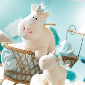 NICI Theodor - Peluche Licorne Wingfried - Collection Theodor et ses Amis - Toucher Ultra Doux - Avec Ailes Dorées - Taille 1