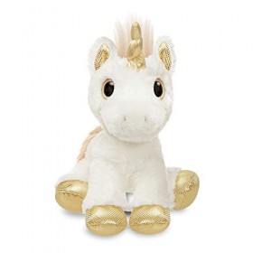 Aurora, 60856, Sparkle Tales, Star la Licorne, 30 cm, Peluche, Dorée, Doré, 12-inch