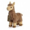 AURORA, Eco Nation 35038 Peluche Lama Marron 28 cm