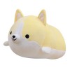 JAWSEU Cute Corgi Chien poupée en Peluche, Dessin animé en Peluche poupée Animal, Doux en Peluche Chien Dessin animé Coussin 