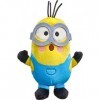 Schmidt Spiele- Minions Kevin étonné Peluche 16 cm, 42732, coloré