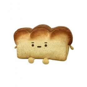 LAARNT Oreiller créatif en peluche pour pain toast, motif dessin animé, jouet en forme de tranche de pain