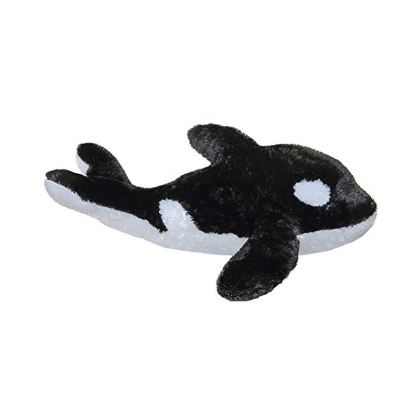 Aurora World Aurora, 06271, Flopsie Splash lOrque, 30cm, Peluche, and, Noir et Blanc