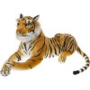 PMS VFM - Tigre Orange 60 cm Jouet pour Chat de la Jungle Jouet Super câlin de Luxe en Peluche avec tête moulée Équipage câli