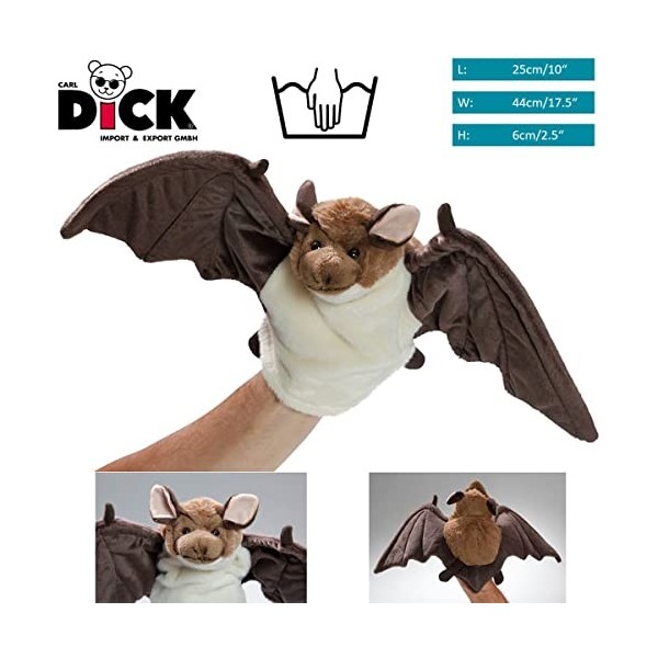 Carl Dick Peluche Bat, Chauve-Souris Marionnette 25cm/44cm 3472