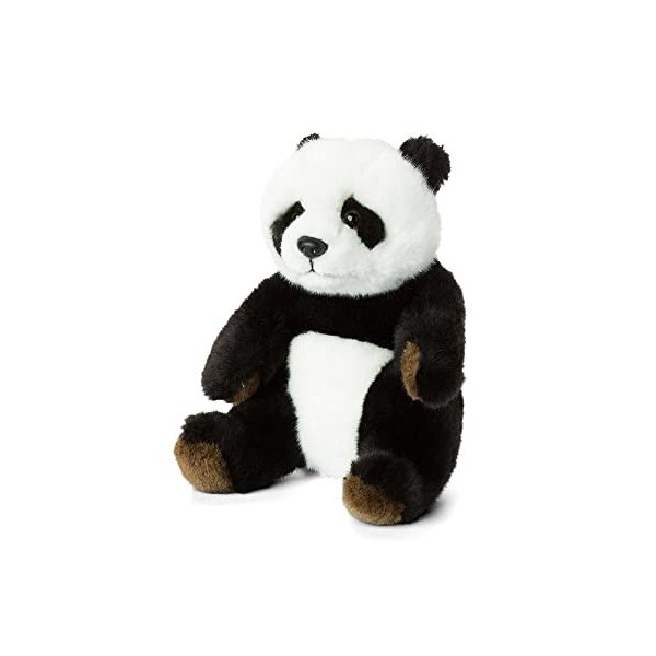 WWF - Peluche Panda - Peluche Réaliste avec de Nombreux Détails Ressemblants - Douce et Souple - Normes CE - Panda Assis - Ha