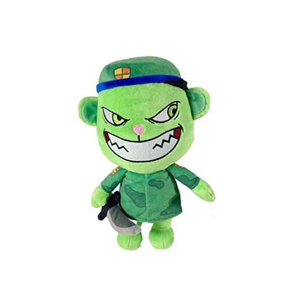 28Cm Happy Tree Friends Anime Poupées en Peluche, HTF Flippy Jouets en Peluche Étreignant Oreillers Canapé Coussin, Cadeau De