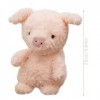 Cochon Peluche Mignonne Animaux en Peluche Cochon 25cm Jouets Peluche en Forme De Cochon Haute Qualité avec des Matériaux Dou