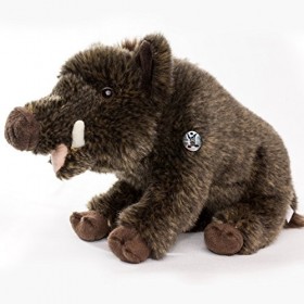 Takoda Peluche sanglier assis 30 cm
