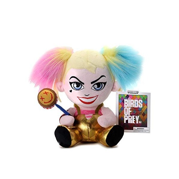 Kidrobot Jouet en Peluche Harley Quinn Birds of Prey pour Enfants 20 CEM Peluche Figurine pour Cadeau danniversaire, collect