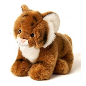 Uni-Toys - Tigre assis - 19 cm hauteur - Peluche sauvage - Peluche - Doudou