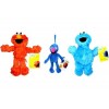 Sesame Street – Lot de 3 peluches super douces de qualité Elmo, monstre biscuit et clip Grover de 18 cm