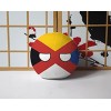 Polandball Countryball Poupée en Peluche, Cosplay Ukraine Espagne Portugal Pologne Boule Peluche Pendentif Mini Oreiller, Cad