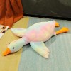 SaruEL Grande Taille Canard Coloré Oreiller en Peluche Doux Fourrure De Lapin Animal Oreiller Coussin en Peluche Poupée en Pe
