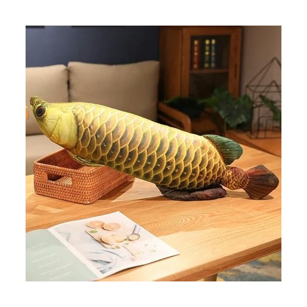 KiLoom Simulation Drôle Poisson Jouets en Peluche Peluche Animal Doux Carpe Oreiller en Peluche Coussin De Sommeil Créatif po