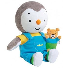 Jemini - 022693 - TChoupi Peluche Avec Ourson +/- 30 Cm