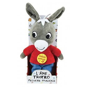 JEMINI TROTRO PELUCHE MUSICALE +/-28 CM, 023947, multicolor