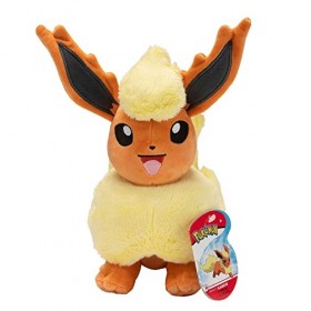 Pokemon Peluche Flareon Pyroli 20 cm – Jouet Nouveau 2023 – Peluche Licence Officielle