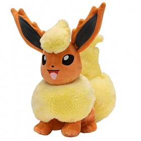 Pokemon Peluche Flareon Pyroli 20 cm – Jouet Nouveau 2023 – Peluche Licence Officielle