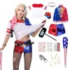 JMOCD Harley Costume Cosplay Enfant, 120 CM 