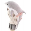 Kekeso Dauphin Jouets en Peluche Belle Peluche Douce Animal éTreignant Oreiller Dauphin PoupéEs pour Enfants Filles Dormir Co