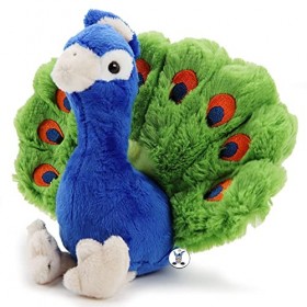 Doudou Paon Oiseau Faisan Oiseaux Poules Peluche Paon Roméo - Doudou *biz
