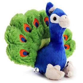 Doudou Paon Oiseau Faisan Oiseaux Poules Peluche Paon Roméo - Doudou *biz
