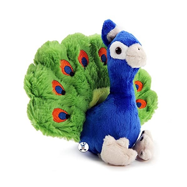 Doudou Paon Oiseau Faisan Oiseaux Poules Peluche Paon Roméo - Doudou *biz