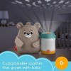 Fisher-Price Veilleuse Ourson et Lucioles 3-en-1, boîte à musique lumineuse avec peluche transportable pour bébés et tout-pet