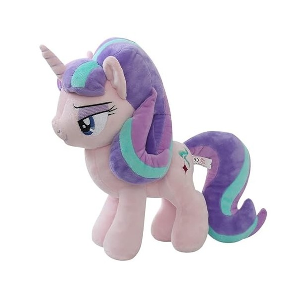 OMECAR Kawaii Dessin Animé Poney en Peluche Jouet Mignon Anime Poney Poupée Dormir Câlin Apaiser Poupée pour Enfants/Filles C