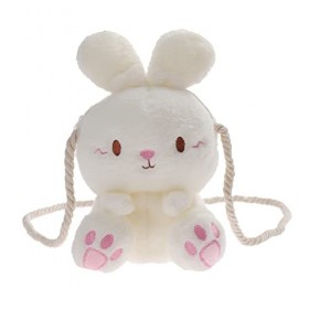 Verve Jelly Sac à bandoulière pour enfants,Motif lapin mignon,Sac à dos pour enfants,Sac à dos pour pièces de monnaie,Portefe