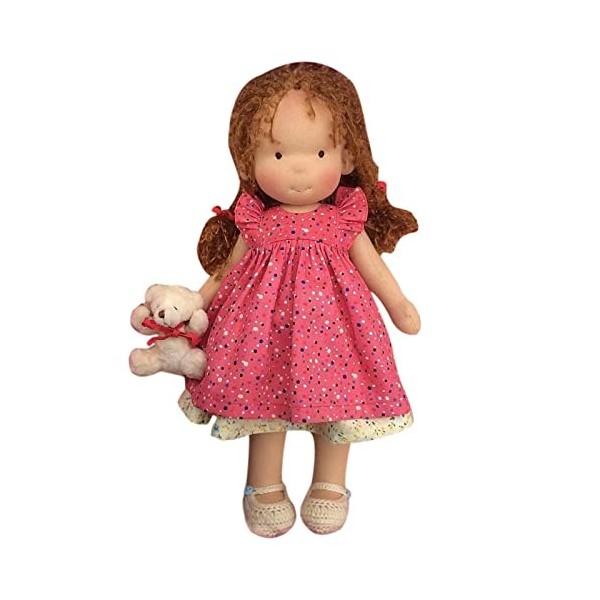 leryveo Poupée en Peluche pour bébé Fille,Poupée bébé Douce pour bébés Enfants - Bébés Filles poupée Mignonne Jouets en Peluc