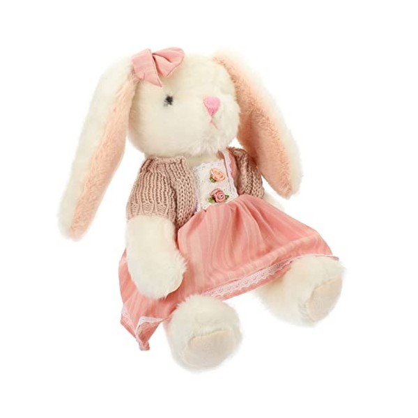 ERINGOGO Lapin en Peluche Lapin Animal en Peluche Jouets danimaux en Bas Âge Cadeau damoureux De Lapin Jouets De Lapin Ludi