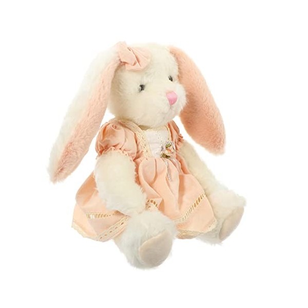 ERINGOGO Lapin en Peluche Lapin Animal en Peluche Jouets danimaux en Bas Âge Cadeau damoureux De Lapin Jouets De Lapin Ludi