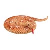 Serpent en Peluche Géant 110 cm 200 cm Faux Serpent Boa Jouet Doux et Moelleux Idée Cadeau pour Enfants et Adultes Noir-Serp