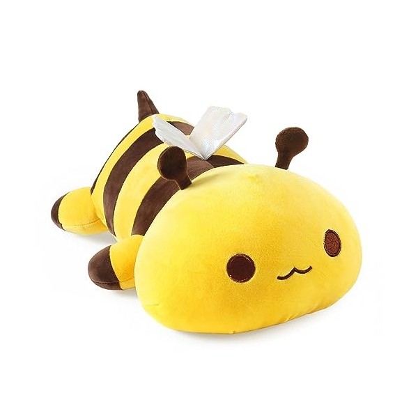 shownicer Peluche abeille - Peluche Kawaii - Coussin en peluche - Coussin dabeille - Cadeau pour enfants filles de 3 ans ja